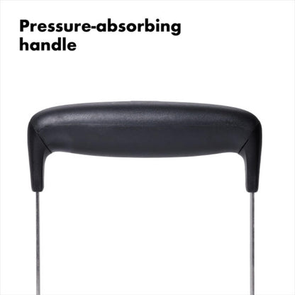 Food masher — Oxo design for easy mashing and comfort grip handle