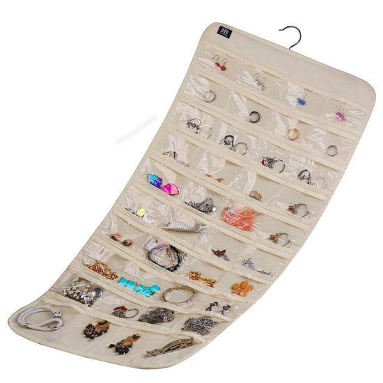 BB Brotrade jewelry storage — hanging organizer with pockets for accessories