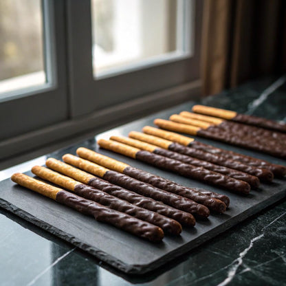 Glico cookie sticks with cream coating