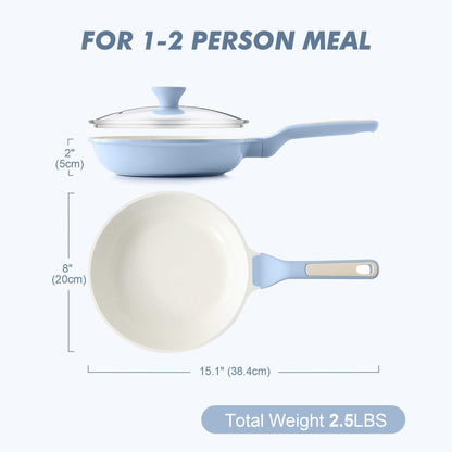 SENSARTE saute fry pan with glass lid