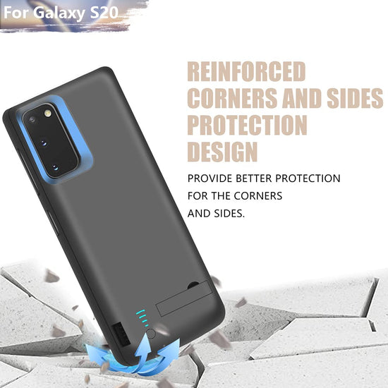 Sitong battery case for Samsung Galaxy S20 5G with 5000mAh rechargeable power