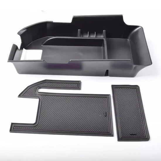Auto accessory — Center console organizer tray for Camry with USB ports 2018-2024