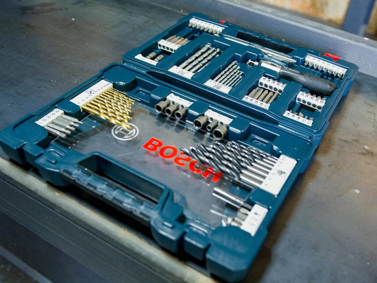 BOSCH drill bits — 91-piece mixed setBOSCH drill bits — 91-piece drilling and driving set