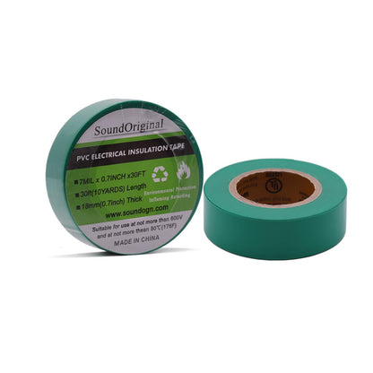 SoundOriginal electrical tape colors 3/4 inch x 30 feet, 6 pack