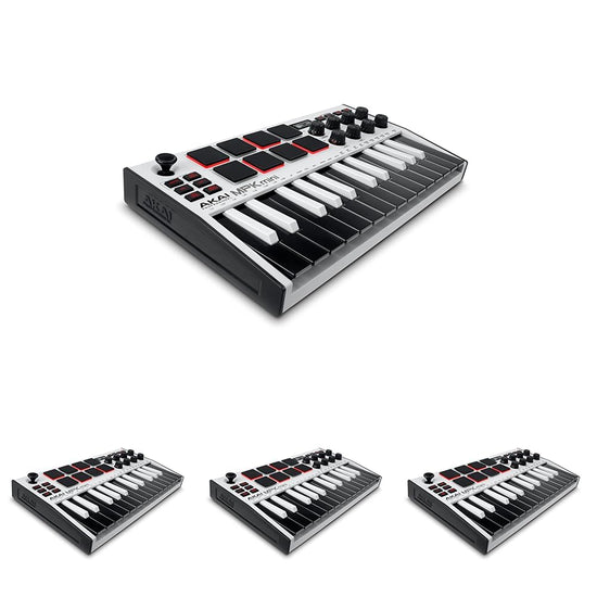 Akai Professional audio midi controller — compact design and built-in pads