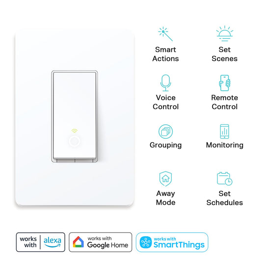 Kasa smart HS210 electronic switch — wall mount temperature control 120V copper