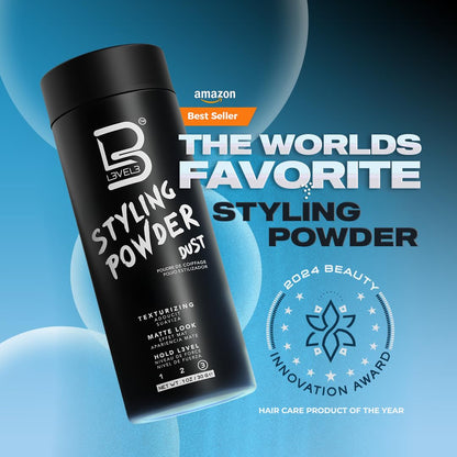 L3 Level 3 styling powder — natural look with no oily residue, 30 grams