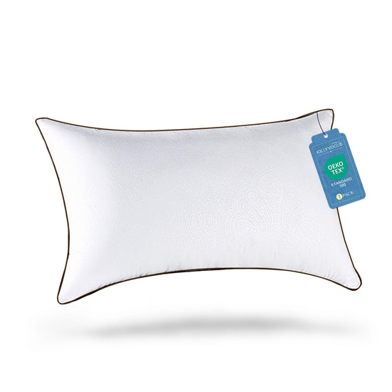 JOLLYVOGUE pillows - Soft and supportive set of 2 bed pillows for side and back sleepers