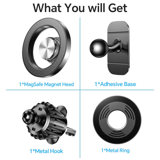 Kaistyle magnetic phone holder for car — strong magnets for Magsafe compatibility