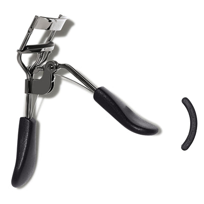 e.l.f. eyelash curler — stainless steel with ergonomic design and replacement pad