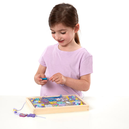 Art craft kit — Melissa & Doug wooden bead set