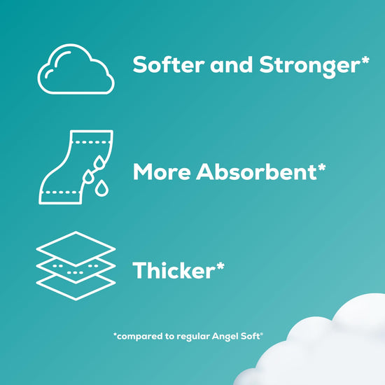 Toilet paper — Soft, strong and septic safe from Angel Soft 2 ply unscented