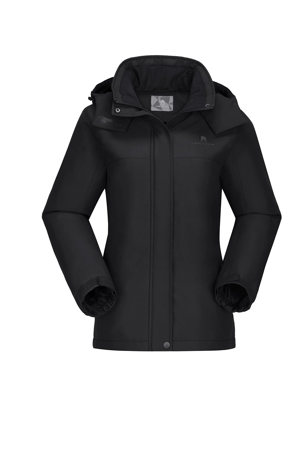 Camel Crown women's ski coat — warm fleece and waterproof design