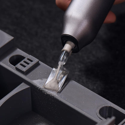 HOZO NeoSander Basic Sanding Head Collection, 8PCS Detail Attachments with Pointed, Flat, Arc, Half-Cylinder, 45° & 90° Heads for Edges, Corners & Fine Surface Finishing