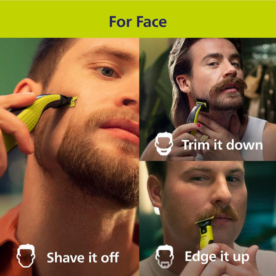 Philips Norelco electric shaver — hybrid trimmer and shaver for face and body