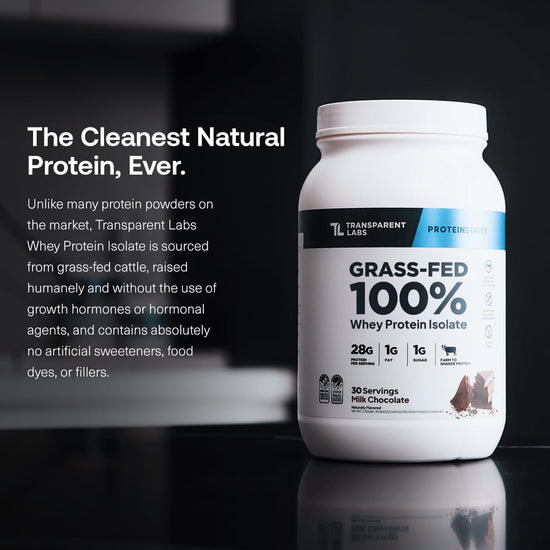 PROTEIN SUPPLEMENT POWDER — Grass-fed whey protein isolate, naturally flavored, gluten free