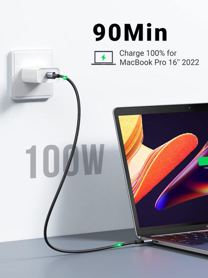 UGREEN USB C cable - 100W charging capability, 2-pack for versatile use