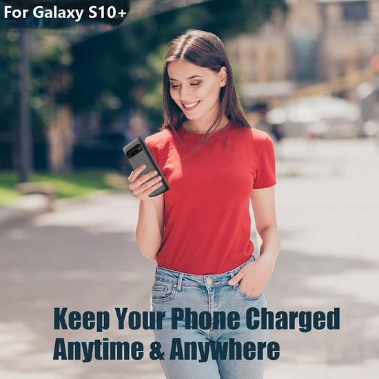 Sitong cellular phone case — 6000mAh rechargeable battery for Galaxy S10+ Plus