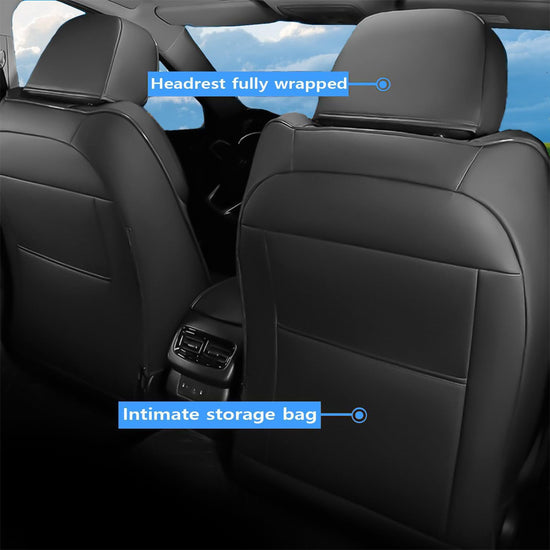 Vehicle seat cover — Custom fit for Subaru Outback 2020-2025 full set black