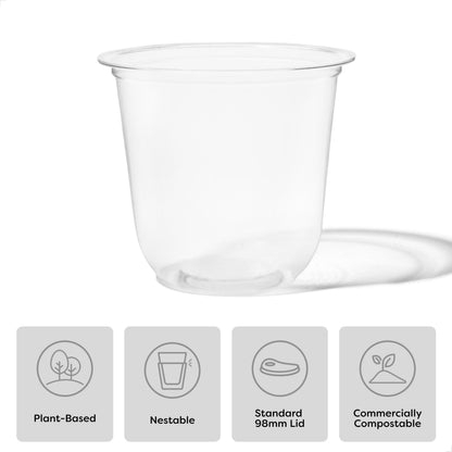 TOSSWARE natural drinking cup — elegant arc design