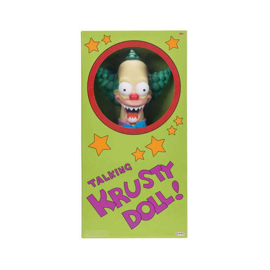 Toy figure — 16-inch talking Krusty doll from The Simpsons Treehouse of Horror III episode