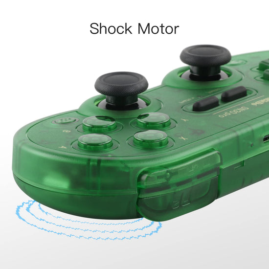 8Bitdo SN30 Pro wireless Bluetooth controller — Hall effect joystick update, jade green
