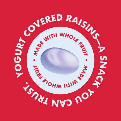 Sun-Maid fruit snacks — yogurt covered raisins