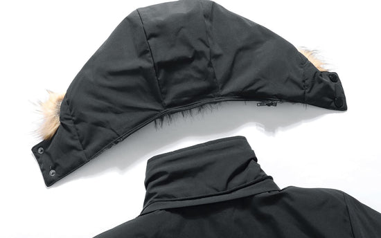 Moerdeng coat — waterproof winter hooded ski jacket for women