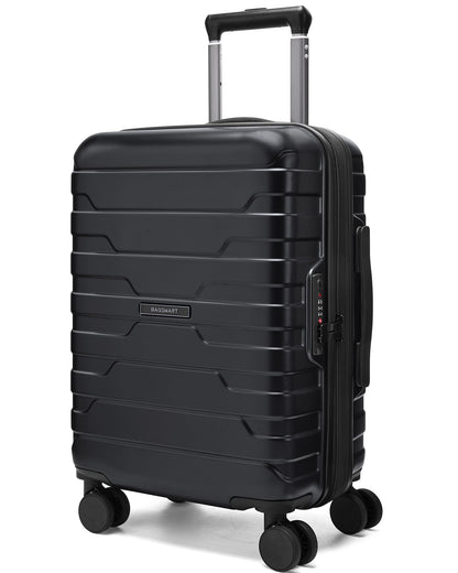 BAGSMART carry on suitcase - Lightweight and expandable with spinner wheels and TSA lock
