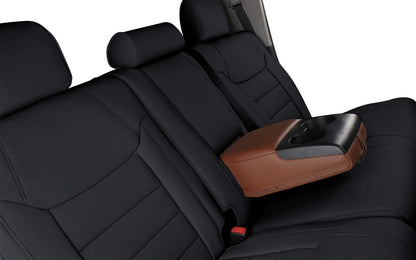 EKR Canyon seat covers - Custom fit leather for GMC Canyon Denali/AT4X 2023-2026