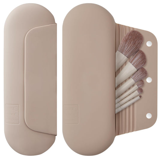 AGIKET cosmetic case — Portable holder with anti-fall out magnetic closure