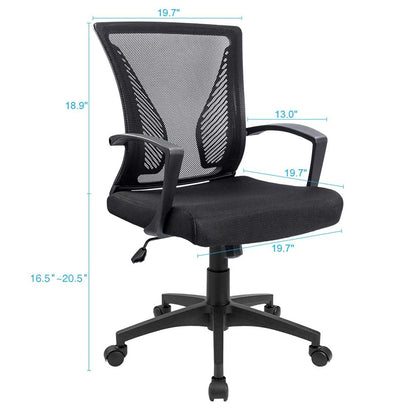 Furmax office chair — Ergonomic design with lumbar support and armrest