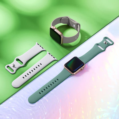 Maledan watch band — 6 pack of soft silicone sport bands for Apple Watch