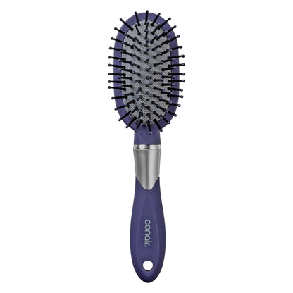 CONAIR hair brush — Velvet touch unisex oval design