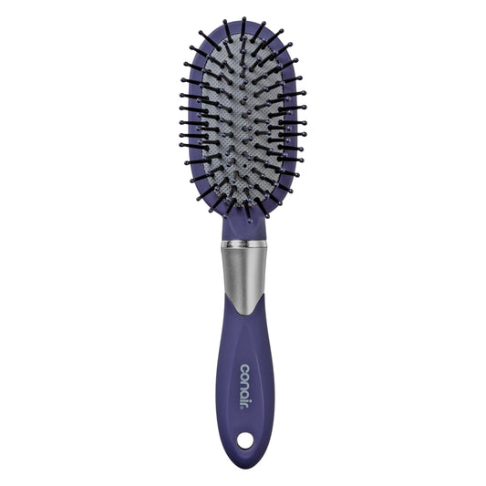 CONAIR hair brush — Velvet touch unisex oval design