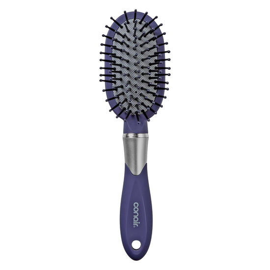 CONAIR hair brush — Velvet touch unisex oval design