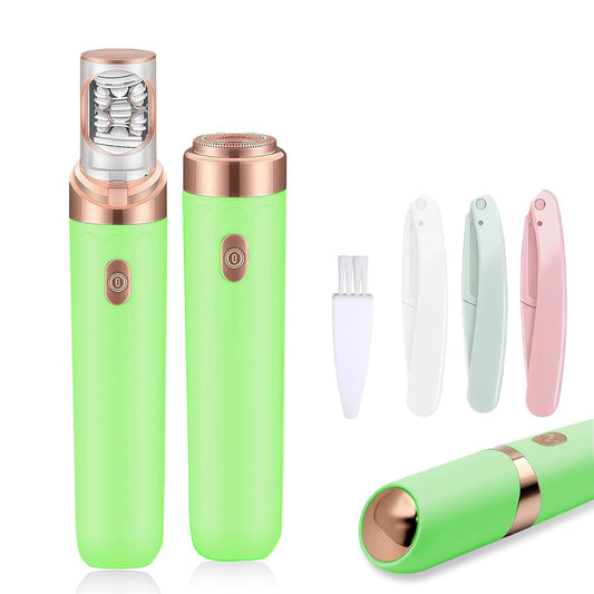 ChronoNest Epilator for Women, 2 in 1 Epilator & Shaver, Rechargeable Hair Removal Device with LED Light, for Face, Underarms, Legs, Travel Use