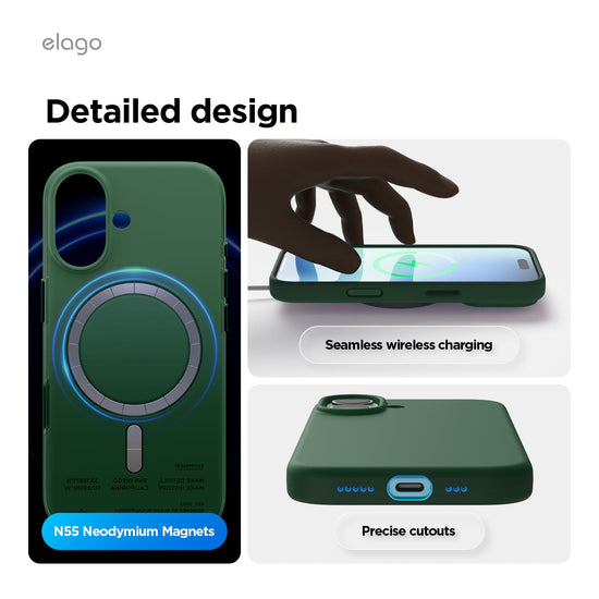 elago cellular phone case — premium magnetic silicone material with MagSafe compatibility