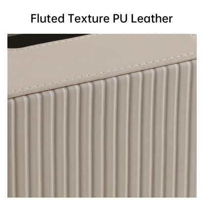 MEIBOOCH facial tissue holder — PU leather with magnetic closure