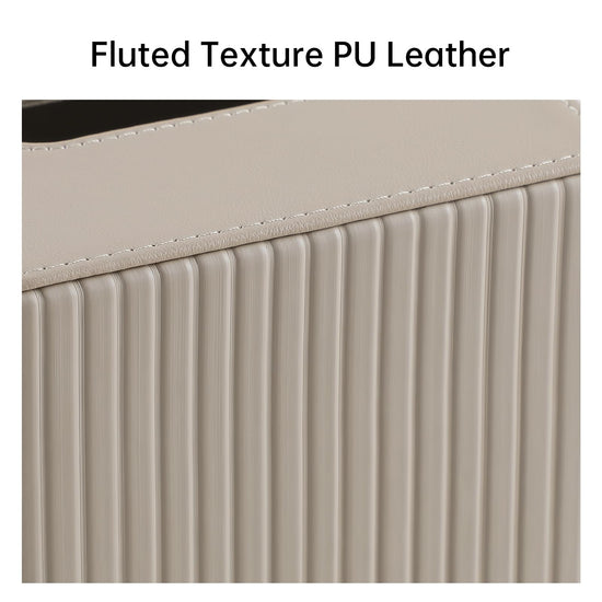 MEIBOOCH facial tissue holder — PU leather with magnetic closure