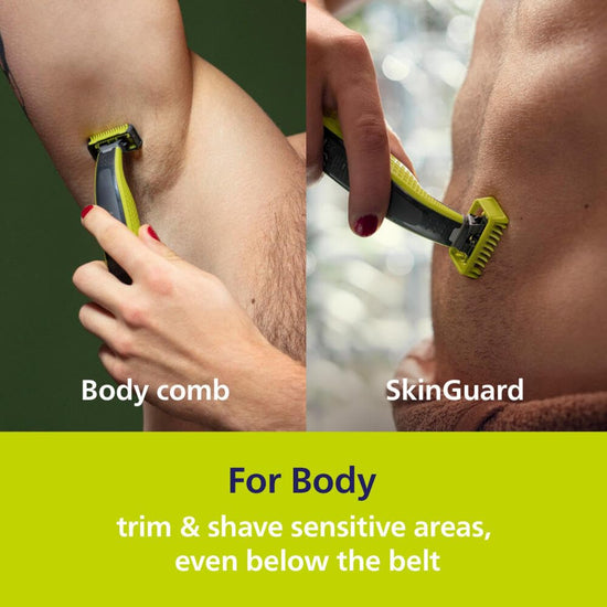 Philips Norelco electric shaver — hybrid trimmer and shaver for face and body