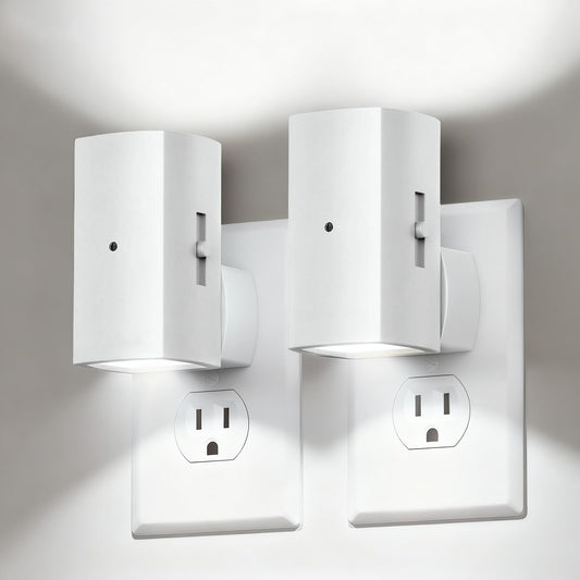 Brightown LED night light – dusk to dawn sensor, soft white, 2 pack
