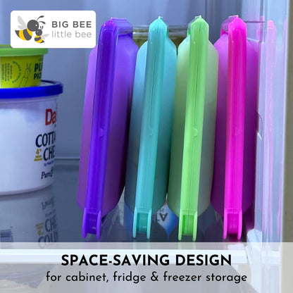 Big Bee, Little Bee food storage container — SoftShell reusable silicone design