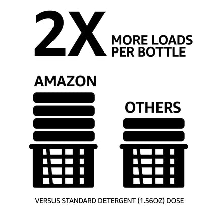 Laundry detergent — concentrated liquid formula by Amazon Basics