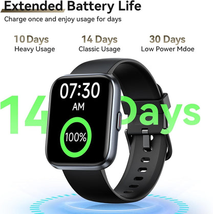 Wearable computer — Smart watch with Alexa, heart rate monitor and fitness tracker