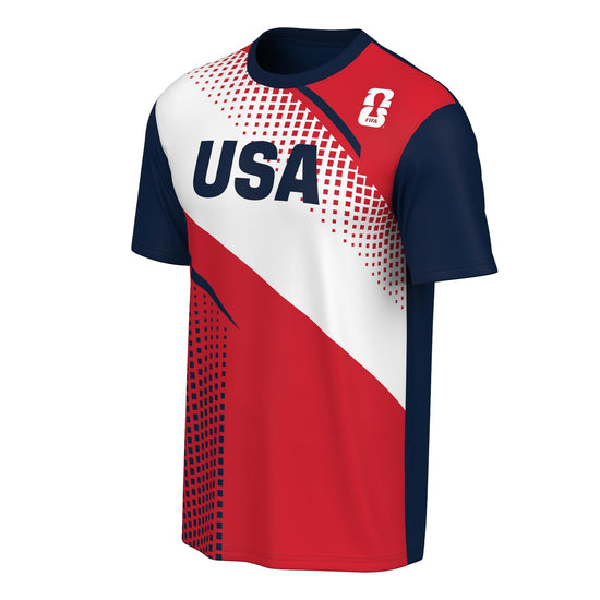 Outerstuff shirt - FIFA World Cup 2026 USA crewneck top, medium size.