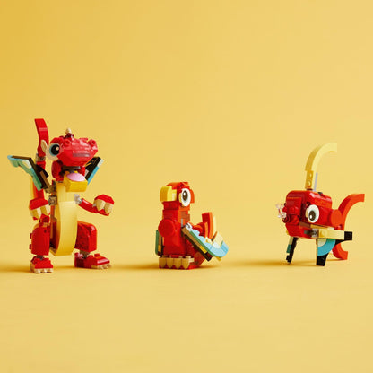 LEGO Creator building block set - transforms from dragon to fish to phoenix