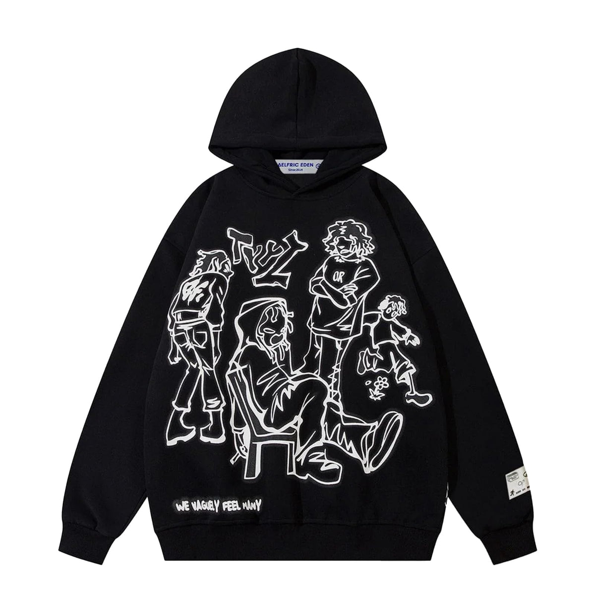 Aelfric Eden sweatshirt — Oversized hoodie with cartoon character print