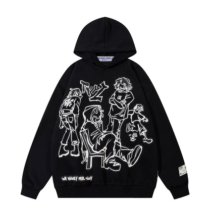 Aelfric Eden sweatshirt — Oversized hoodie with cartoon character print