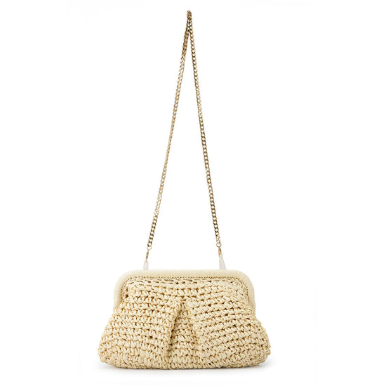 Emprier handbag — straw clutch for summer beach outings